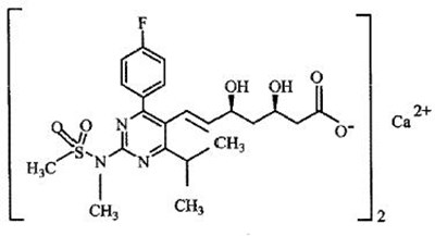 structure - rosuvastatin structure