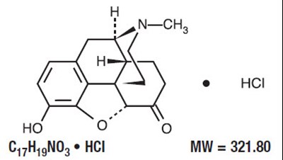 Chemical Structure (Hydromorphone Hydrochloride Tablets 1)
