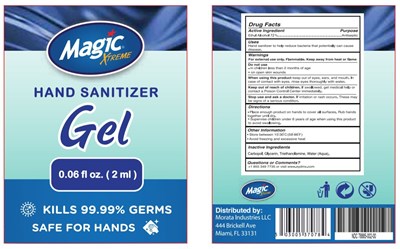 Magic Xtreme Hand Sanitizer 2 mL (Magicxtremehandsanitizer 2ml)