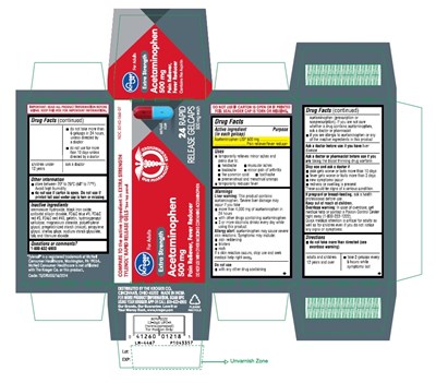 PACKAGE LABEL-PRINCIPAL DISPLAY PANEL 500 mg (24 Gelcaps Container Carton) - acetaminophen fig2