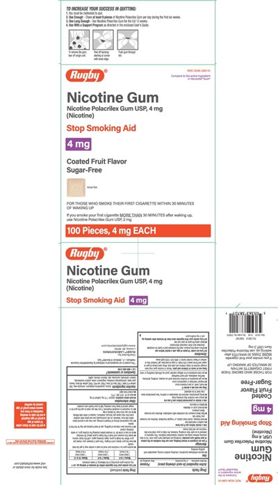 Nicotine Gum 2 mg And 4 mg Coated Fruit 2