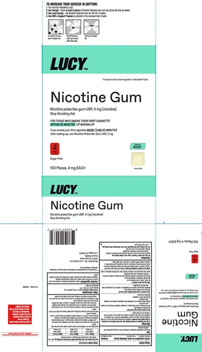 Nicotine Polacrilex 4 mg (nicotine) (Nicotine 4 mg Mint Coated Usp Gum 1)
