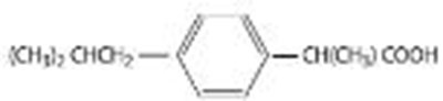 ibuprofen-tablets-01.jpg The structural formula forIbuprofen, a nonsteroidal anti-inflammatory drug (NSAID), is available in 400 mg, 600 mg, and 800 mg tablets for oral administration. Inactive ingredients: carnauba wax, colloidal silicon dioxide, croscarmellose sodium, hypromellose, magnesium stearate, microcrystalline cellulose, polydextrose, polyethylene glycol, polysorbate, titanium dioxide. - ibuprofen tablets 01