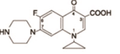 Ciprofoxacin Structural Formula (Ciprofloxacin Tablets Usp 2)