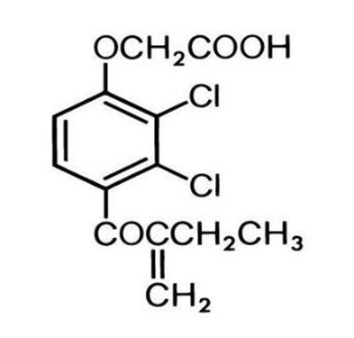 Structure (Ethacrynic Acid Tablets Usp 1)