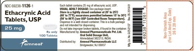 1 (Ethacrynic Acid Tablets Usp 2)