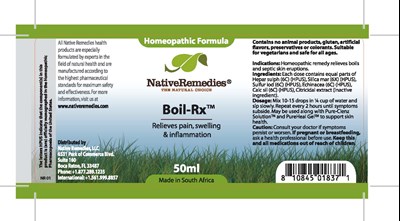 bottle label - Boil Rx