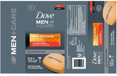 Dove Men 3n1 Hand Body Shave Bar (Dovemen3n1handbodyshavebar)