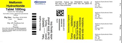 Metformin Hydrochloride Tablet 1000mg Apl (Metformin Fig3)