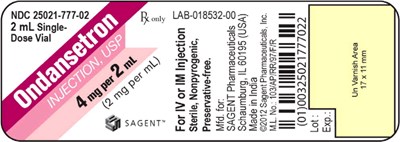 Package Label – Principal Display Panel – Vial Label (Ond02 0001 02)
