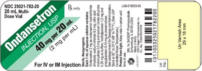 Package Label – Principal Display Panel – Vial Label (Ond02 0001 03)