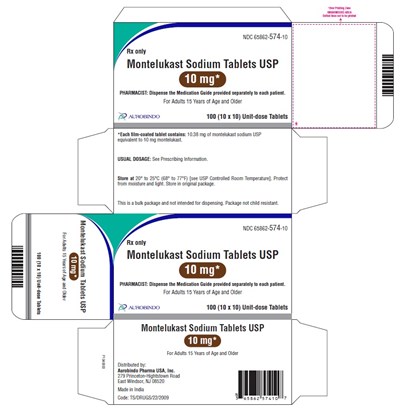 montelukast-fig6.jpg PACKAGE LABEL-PRINCIPAL DISPLAY PANEL - 10 mg Blister Carton (10 x 10 Unit-dose) - montelukast fig6