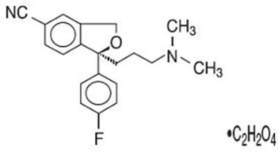 Chemical Structure - escitalopram str