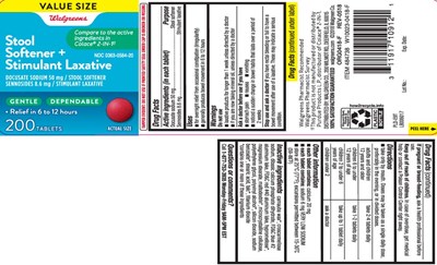 Docusate Sodium 50 mg, Sennosides 8.6 mg - stool with laxative 8 6 mg red tablets 1