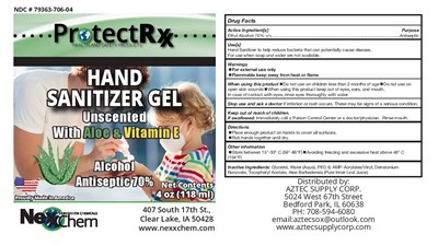 Protextrxx 70% Unscented Gel With Aloe And Vit E 4oz (2x4 Protectrxx Lbl Gelw Aloe Us Handsanitizer 4oz V2 Page 001)
