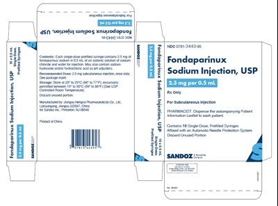 2.5 mg 10-pack carton label - 2 5mg 10pack