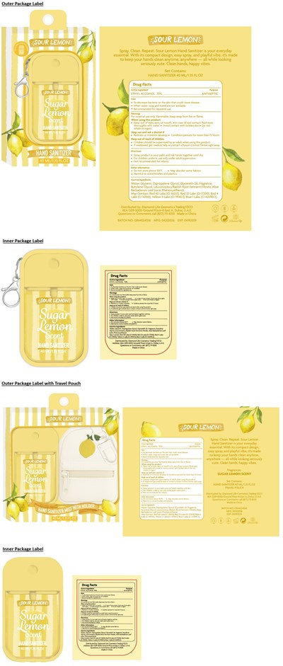 Hand Sanitizer Sugar Lemon Scent (87247447 2)