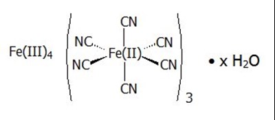Structural Formula For Prussian Blue Insoluble (Image 02)
