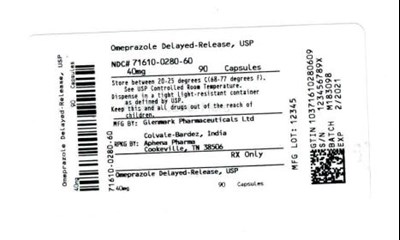 Bottle Label 40 mg (71610 0280 60)