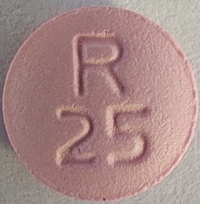 Metoprolol Tartrate Tabs Usp 25mg Image