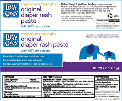 Little Ones Original Diaper Rash Paste Label (Bb0f601b 4a5e 4ab5 8255 4a3f3e25ebc3 01)