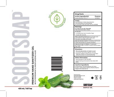 Principal Display Panel (Sootsoapfinallabel)