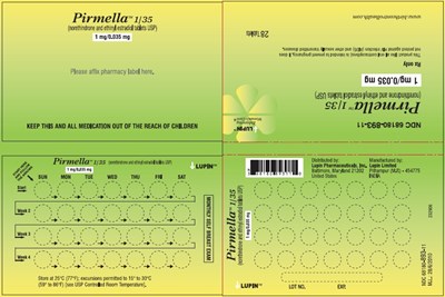 Pirmella 1/35(norethindrone And Ethinyl Estradiol Tablets Usp)1 mg/0.035 mgrx Onlyndc 68180-893-11											Wallet Label: 28 Tablets (Ne Ee 3 Figure 04)