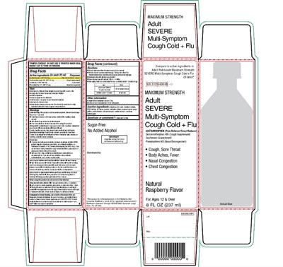 CVS Adult SEVERE Multi Symptom Cough Cold + Flu 237 ml - image 01