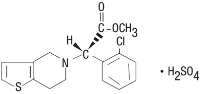 Chemical Structure - clopidogrel 01