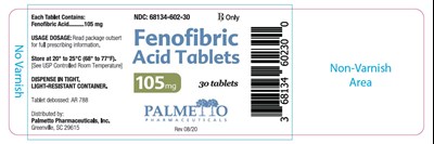 Fenofibric Acid 105 mg Tablet (Fenofibric Acid 105)