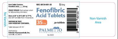 Fenofibric Acid 35 mg Tablet (Fenofibric Acid 35)