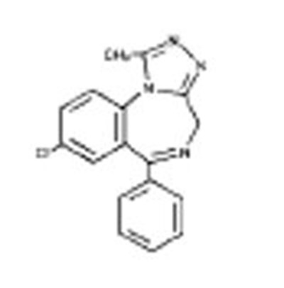 Alprazolam Structural Formula - image 01