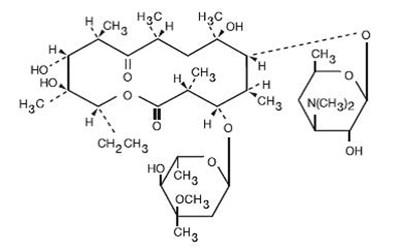 Structure (Erythromycin Delayed Release Tablets Usp 1)