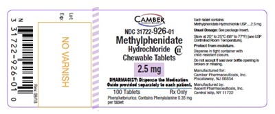 2.5mg (Methylphenidate 2.5mg)