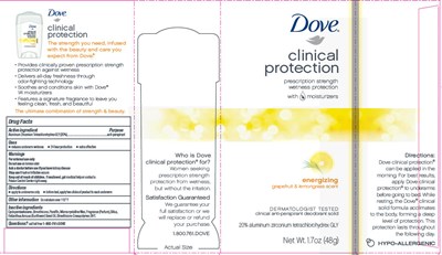 Dove Clinical Protection Energizing 1.7 Oz Carton Pdp (Doveclinicalprotectionenergizingctn)