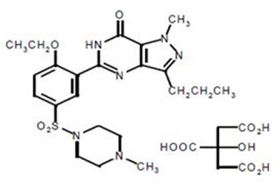 sildenafil-str.jpg Sildenafil Citrate Chemical Structure - sildenafil str