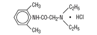 Structural Formula (Lidocaine Structural Formula)