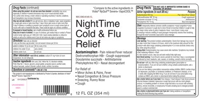 NightTime Cold & Flu Cold Relief - NQSVC