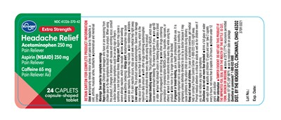 Headache Relief 24 ct- Bottle label - headache 24 label