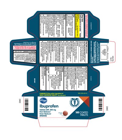 Ibuprofen 200mg Kroger Ct100 Carton