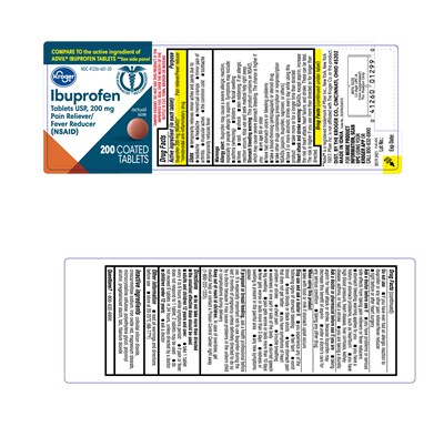 Ibuprofen 200mg Kroger Ct200 Label