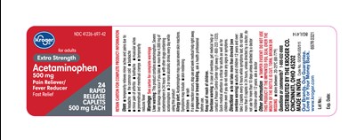 acetaminophen 500 mg-24ct-Bottle label - aceta 24 label