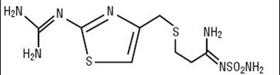Structural formula - famotidine injection usp 1