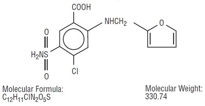 Furosemide Chemical Structure (Furosemide Str)