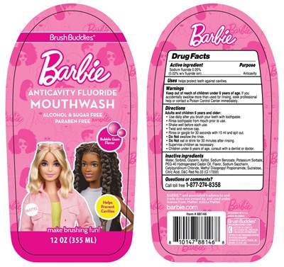 70108-094.jpg Brush Buddies Barbie Mouth Wash - 70108 094