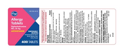 Allergy 400ct Label (6375201 01237 Ol)
