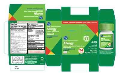 6366332_01238_OL.jpg Cetirizine Hydrochloride Tablets 10mg-70ct-Carton - 6366332 01238 OL