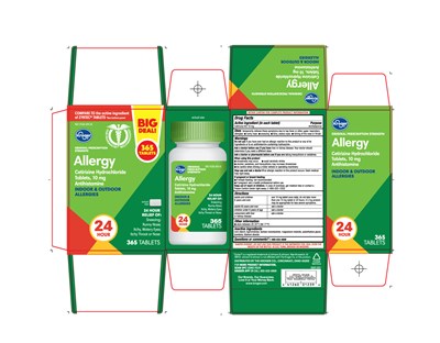 6374690_01239_OL.jpg Cetirizine Hydrochloride Tablets 10mg-365ct-Carton - 6374690 01239 OL