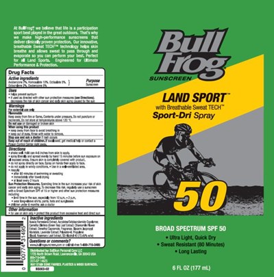 Principal Display Panelbull Frogsunscreenlandsportspf 50 (Bullfrog Landsport Spf50 Cs 177ml 01)