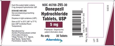 5 mg 30's bottle pack - donepezil 5mg
